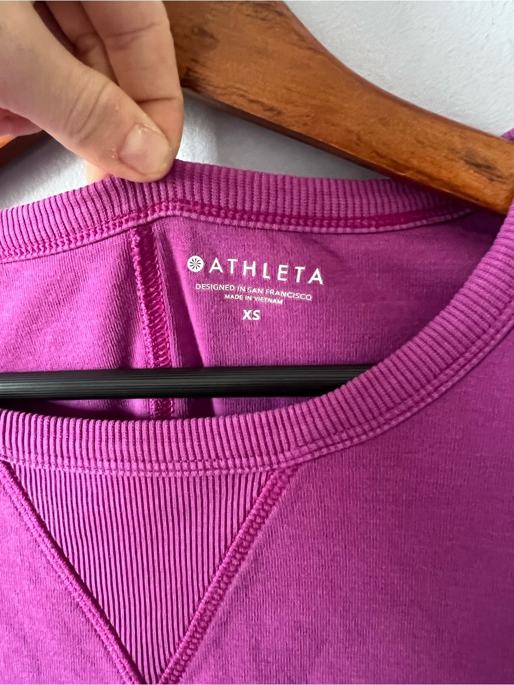 Athleta Short-Sleeve Crewneck Sweatshirt - Picture 3 of 5